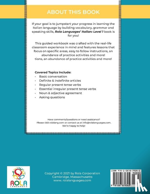 Lee Rocha, Edward, The Rola Languages Team - Rola Italian