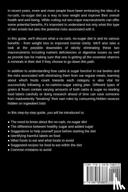 Ackerberg, Bruce - No Carbs No Sugar Diet Plan