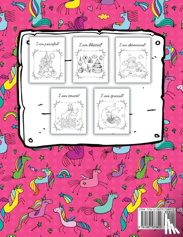 Gratitude, Power Of - I am beautiful, smart, blessed, loved, brave, strong! and so much more! A Coloring Book for Girls