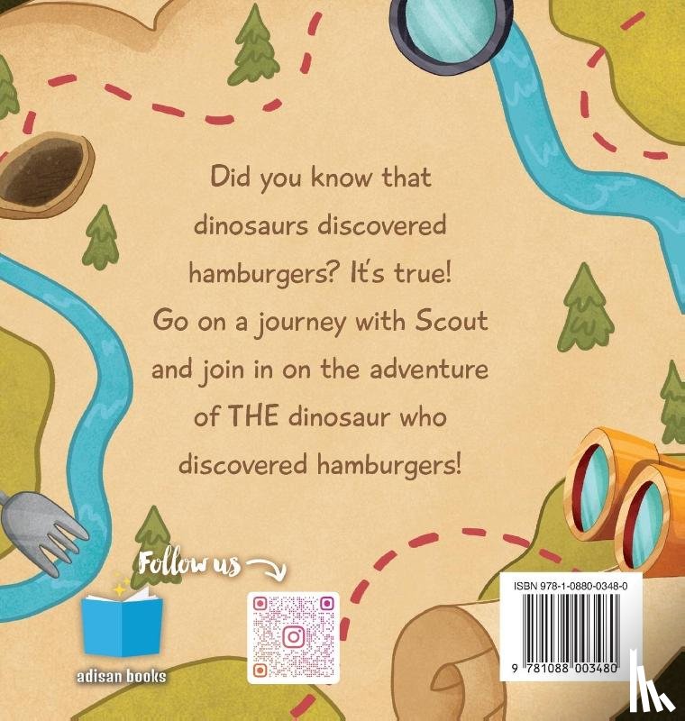 Books, Adisan - The Dinosaur Who Discovered Hamburgers