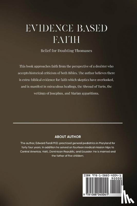 Feroli, Edward - Evidence-Based Faith