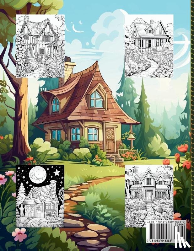 Bail, Kailyn - English Country Cottages Old & New Coloring Book