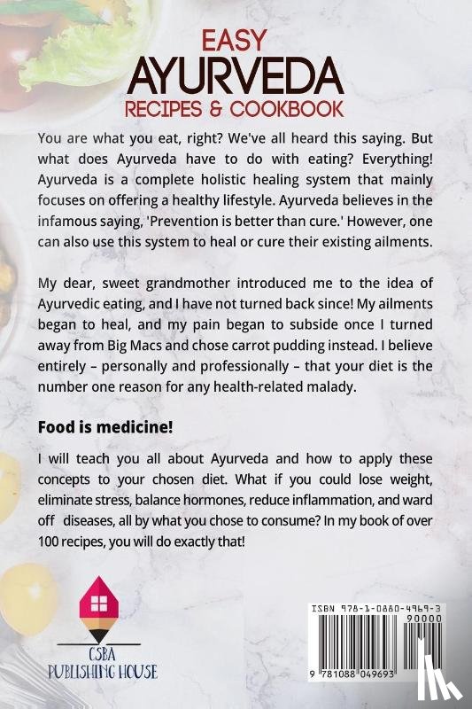 Vemuri, Lakshmi - Easy Ayurveda Recipes & Cookbook