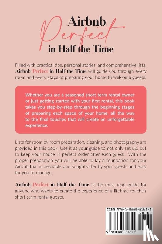 Jones, Tiffany - Airbnb Perfect in Half the Time