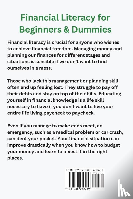 Rigters, Giovanni - Financial Literacy for Beginners & Dummies