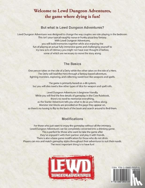 Grey, Phoenix, Corgan, Sky - Grey, P: Lewd Dungeon Adventures Core Rulebook and Starter A