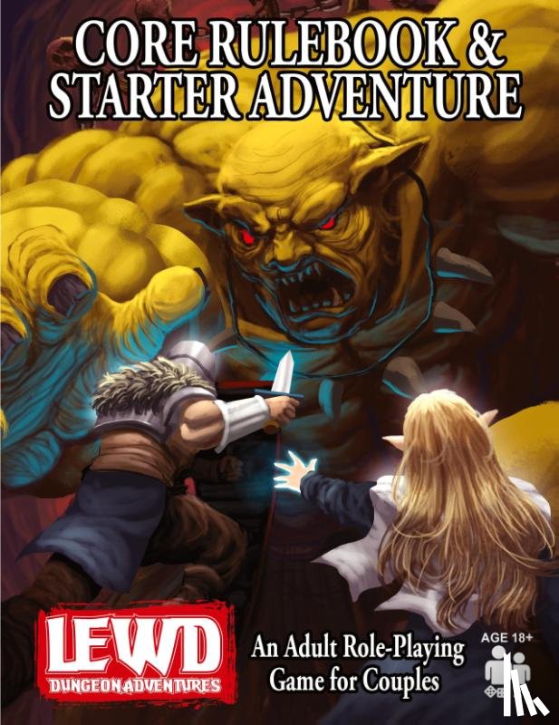 Grey, Phoenix, Corgan, Sky - Grey, P: Lewd Dungeon Adventures Core Rulebook and Starter A