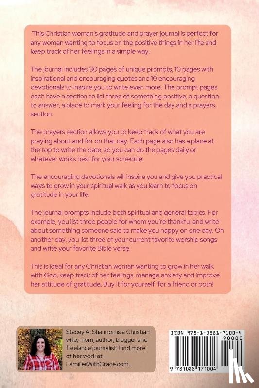 Shannon, Stacey A. - The Christian Woman's Gratitude Journal