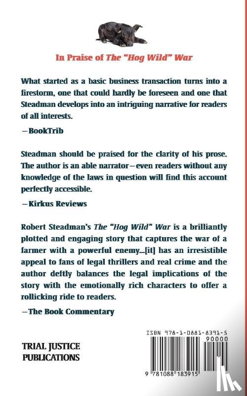 Steadman, Robert A - The "Hog-Wild" War