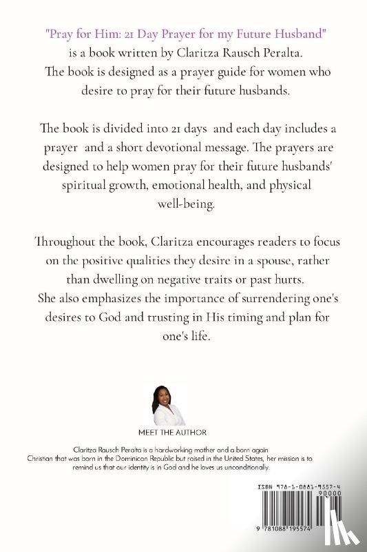 Rausch Peralta, Claritza - Pray for him