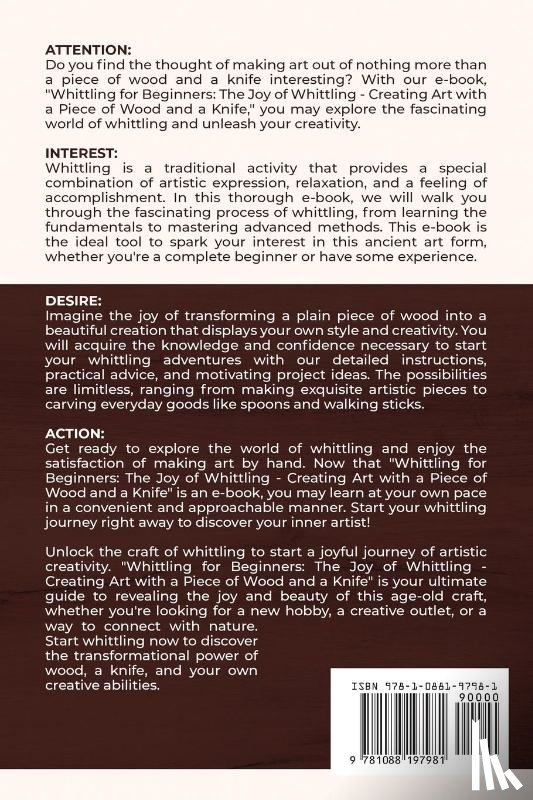 Trott, Benjamin - WHITTLING FOR BEGINNERS