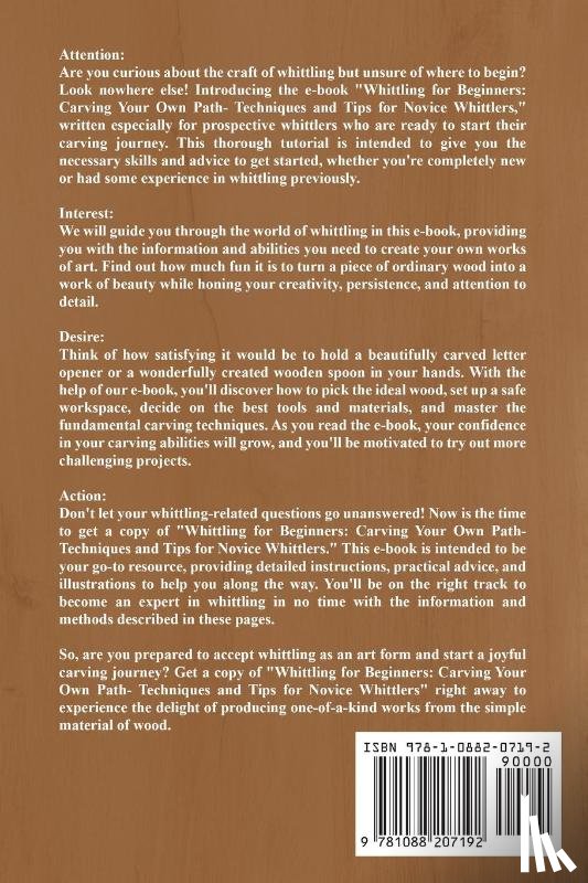 Trott, Benjamin - WHITTLING FOR BEGINNERS