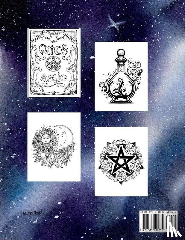 Bail, Kailyn - A Witchy Nitchy Coloring Book