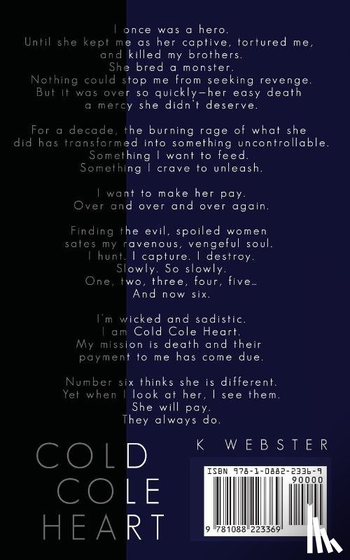 Webster, K. - Cold Cole Heart