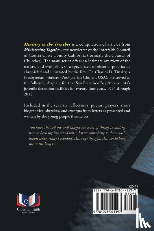 Tinsley, C D - Ministry in the Trenches