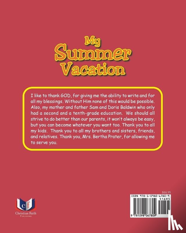 King, Jimmie - My Summer Vacation