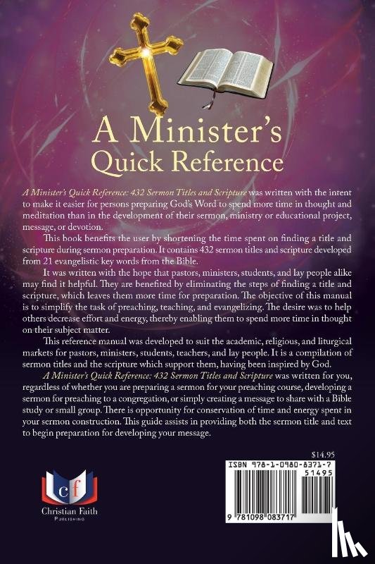 Barnes-Jackson, REV Dr Willie J, Barnes-Jackson, REV Dr Pamela T - A Minister's Quick Reference