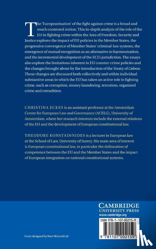  - Crime within the Area of Freedom, Security and Justice