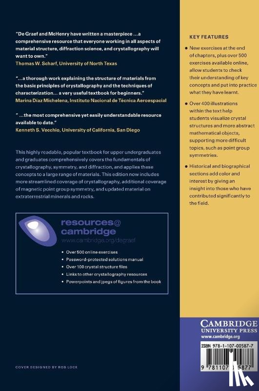 De Graef, Marc (Carnegie Mellon University, McHenry, Michael E. (Carnegie Mellon University - Structure of Materials