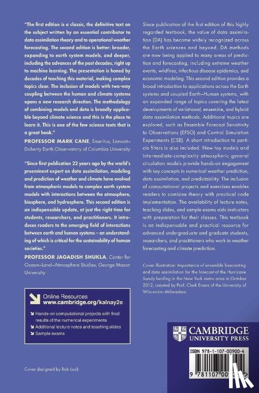Kalnay, Eugenia (University of Maryland, Mote, Safa (University of Maryland, Da, Cheng (University of Maryland - Earth System Modeling, Data Assimilation and Predictability