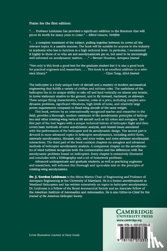Leishman, J. Gordon (University of Maryland - Principles of Helicopter Aerodynamics