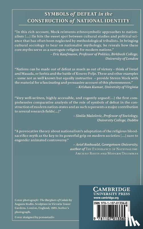 Mock, Steven (University of Waterloo - Symbols of Defeat in the Construction of National Identity