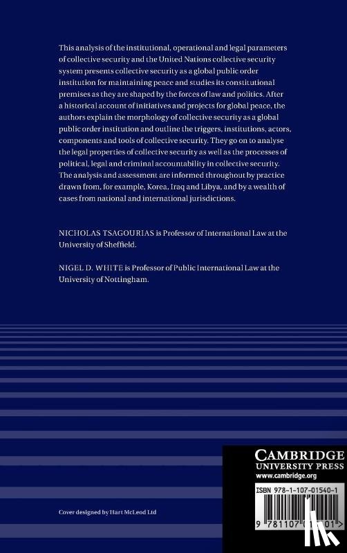 Tsagourias, Nicholas (Professor, White, Nigel D. (University of Nottingham) - Collective Security