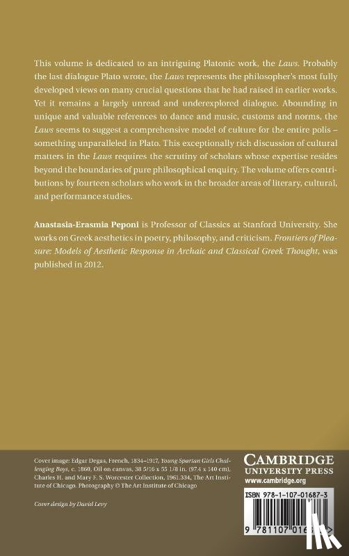  - Performance and Culture in Plato's Laws