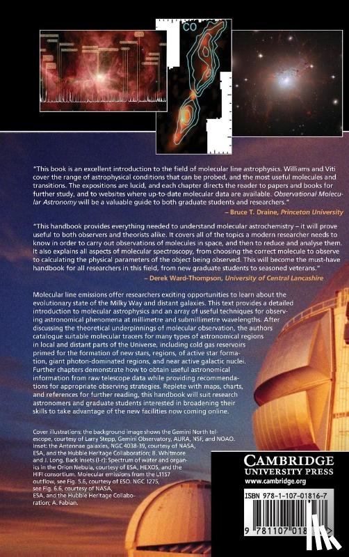 Williams, David A. (University College London), Viti, Serena (University College London) - Observational Molecular Astronomy