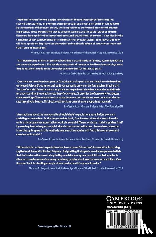 Hommes, Cars (Universiteit van Amsterdam) - Behavioral Rationality and Heterogeneous Expectations in Complex Economic Systems