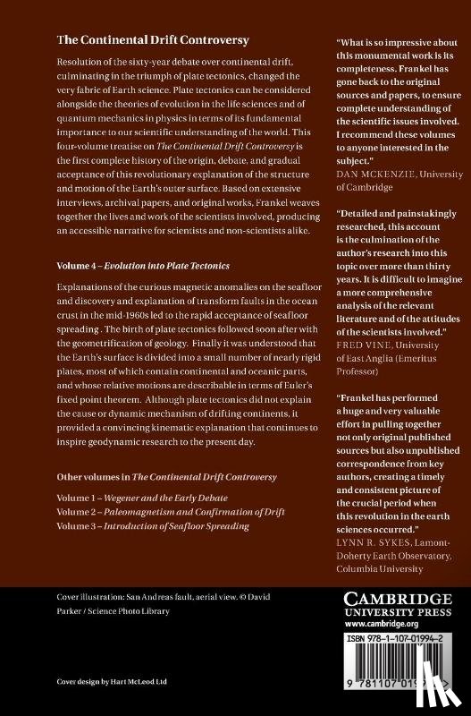 Frankel, Henry R. (University of Missouri - The Continental Drift Controversy