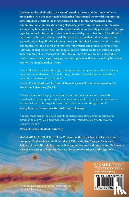 Franceschetti, Massimo (University of California - Wave Theory of Information