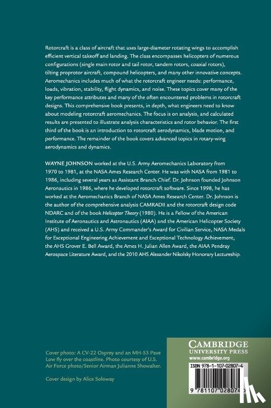 Johnson, Wayne - Rotorcraft Aeromechanics