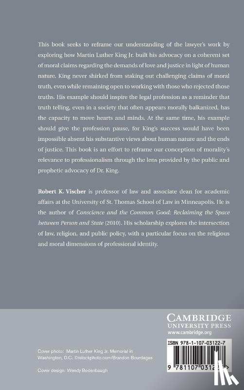 Vischer, Robert K. - Martin Luther King Jr. and the Morality of Legal Practice