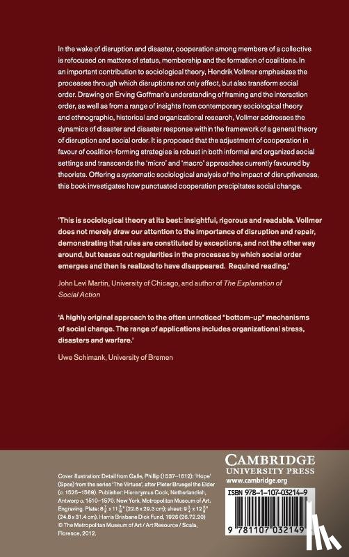 Vollmer, Hendrik (Universitat Bielefeld - The Sociology of Disruption, Disaster and Social Change