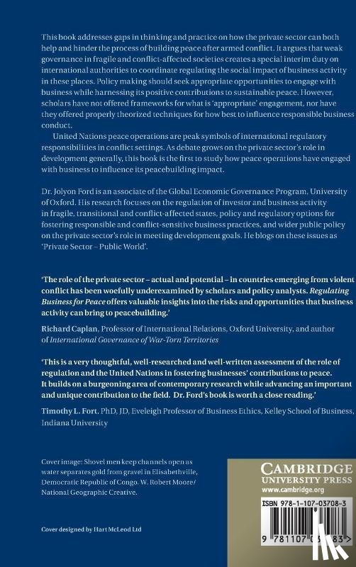 Ford, Jolyon - Regulating Business for Peace