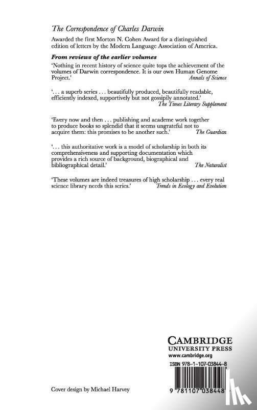 Darwin, Charles - The Correspondence of Charles Darwin: Volume 20, 1872