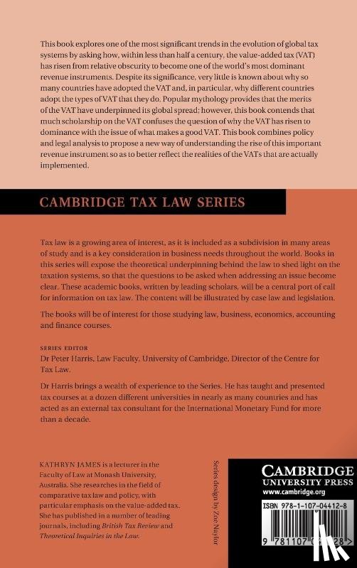 James, Kathryn (Monash University - The Rise of the Value-Added Tax