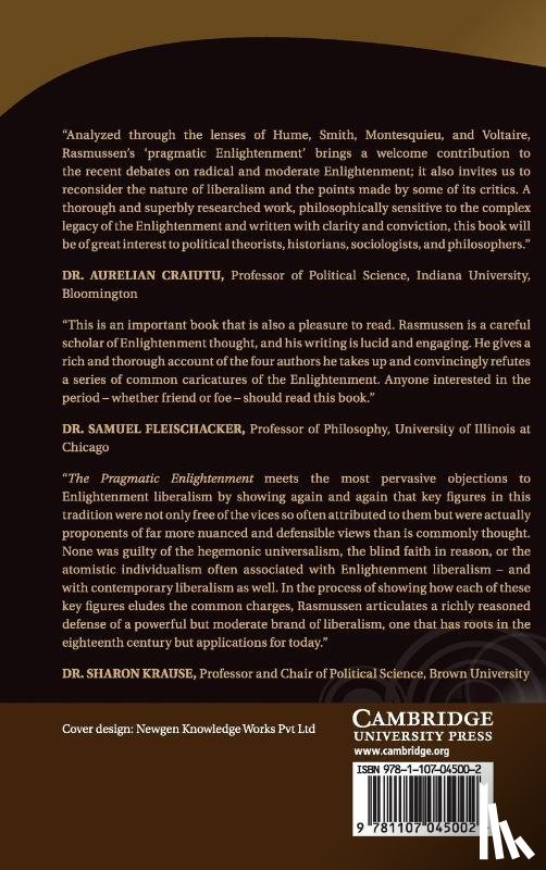 Rasmussen, Dennis C. (Tufts University - The Pragmatic Enlightenment