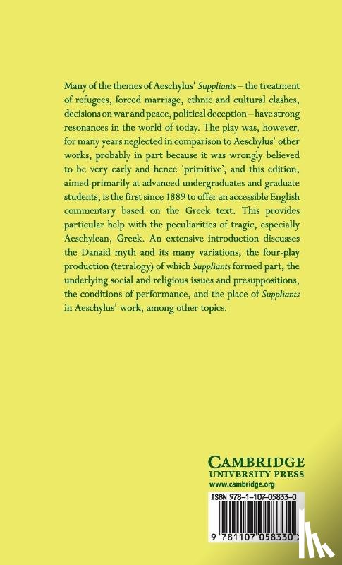  - Aeschylus: Suppliants