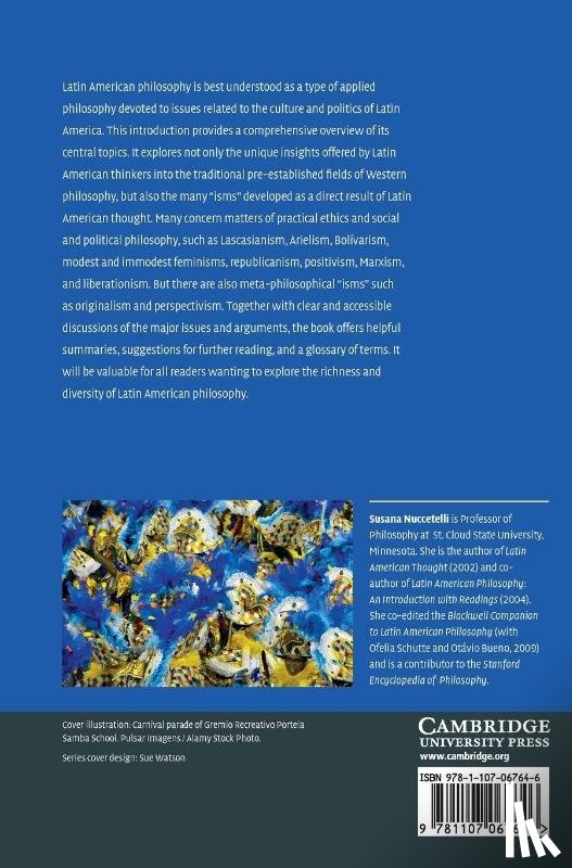 Nuccetelli, Susana (St Cloud State University - An Introduction to Latin American Philosophy