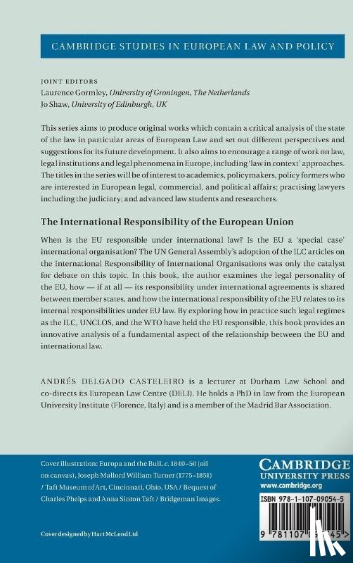 Delgado Casteleiro, Andres (University of Durham) - The International Responsibility of the European Union