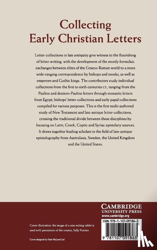  - Collecting Early Christian Letters