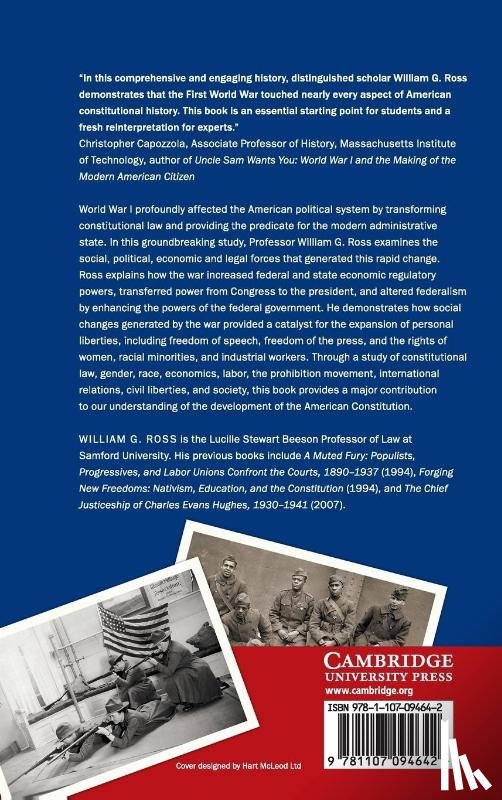 Ross, William G. (Samford University - World War I and the American Constitution