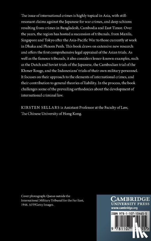  - Trials for International Crimes in Asia