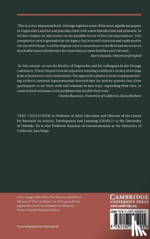 Engestrom, Yrjo (University of Helsinki) - Studies in Expansive Learning