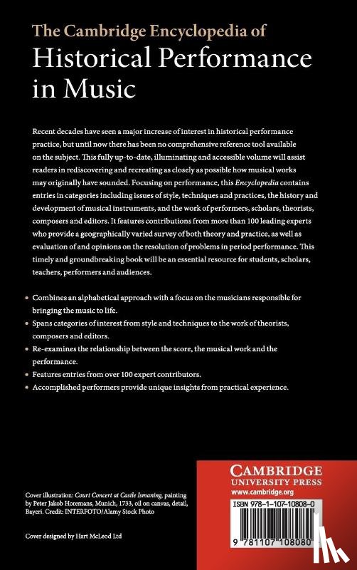  - The Cambridge Encyclopedia of Historical Performance in Music