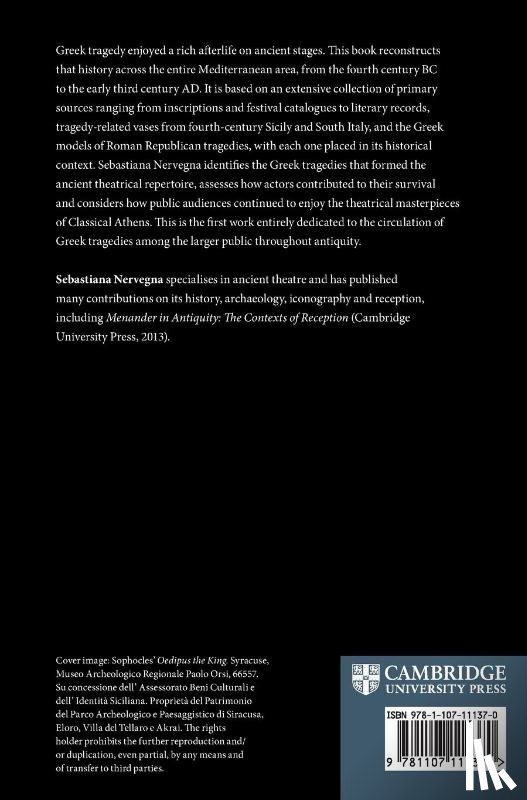 Nervegna, Sebastiana - The Performance Reception of Greek Tragedy in Ancient Theatres