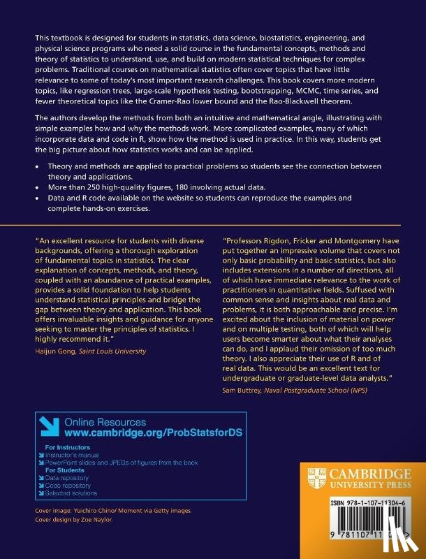 Rigdon, Steven E. (Saint Louis University, Fricker, Jr, Montgomery, Douglas C. (Arizona State University) - Introduction to Probability and Statistics for Data Science