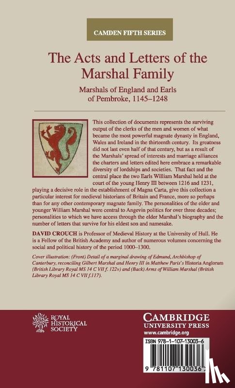  - The Acts and Letters of the Marshal Family